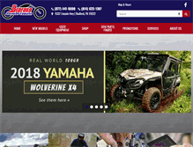 Tablet Screenshot of bedfordsuzukiyamaha.com